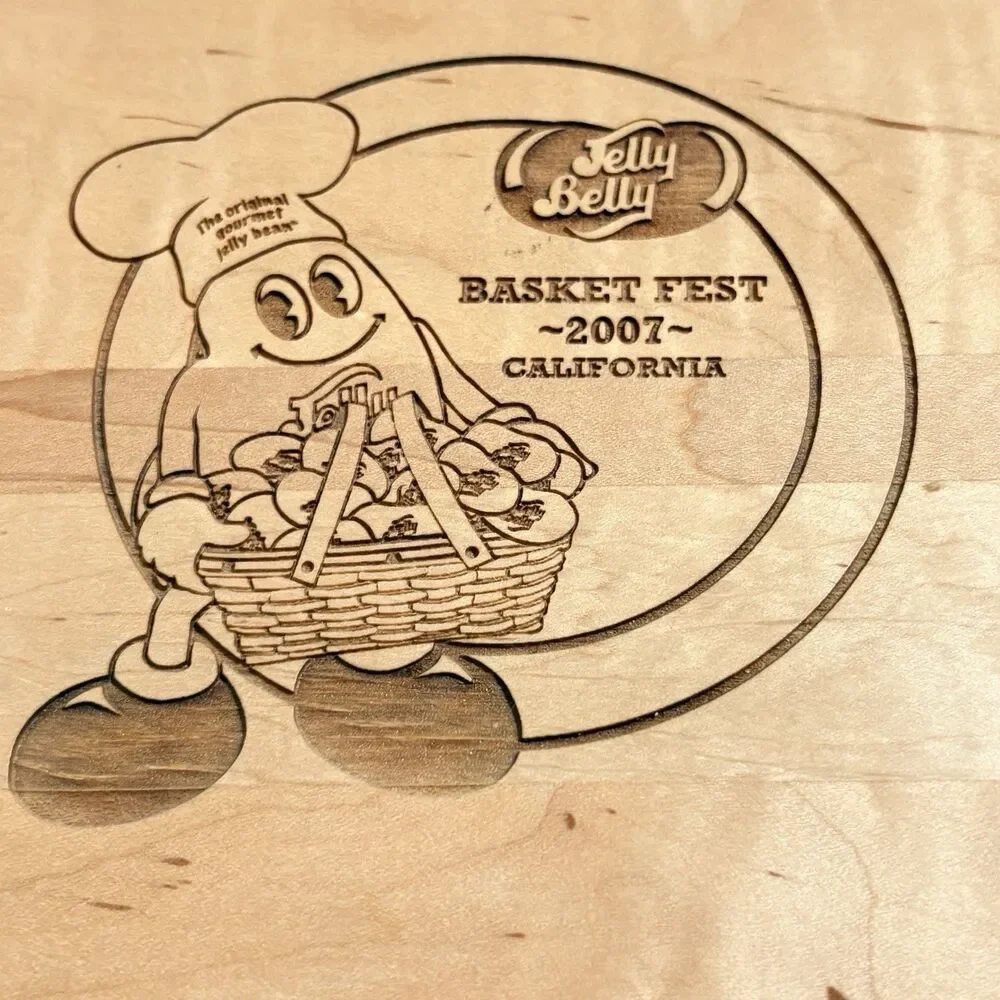 Longaberger 2007 Jelly Belly Basket Fest Collectors Club Red Handle Signed